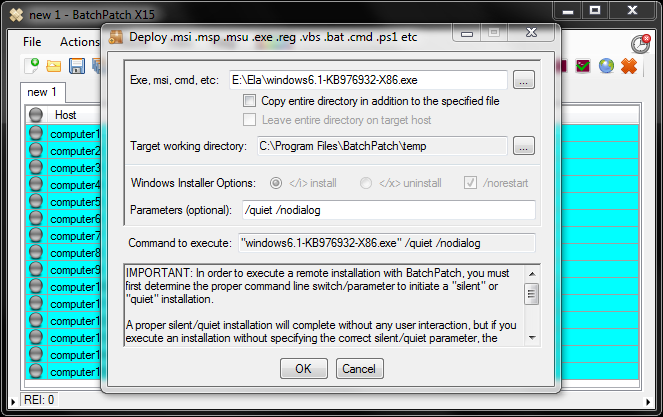 Install Msu File Command Line Silent