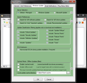 Using BatchPatch To Remotely Install Windows Updates