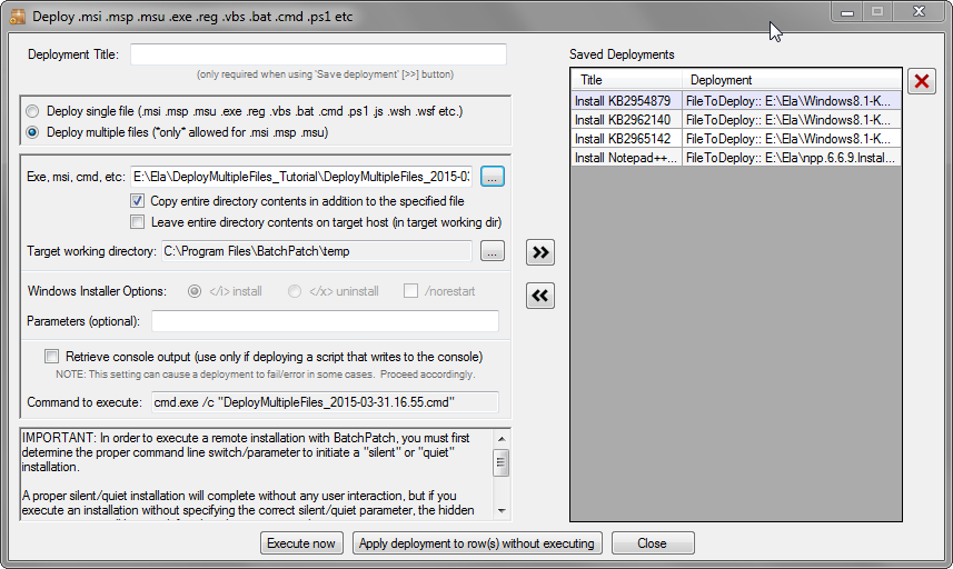20150331 17_01_07Deploy .msi .msp .msu .exe .reg .vbs .bat .cmd .ps1 etc