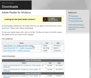 download adobe reader installer